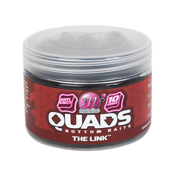 Mainline Baits Quad Bottom Hookbait Link 10mm - négyszögletes horogcsali "Link" ízesítés 10mm