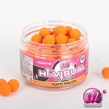 Mainline High Visual Mini Pop-ups Tutti Frutti - lebegő mini pop-up 12 mm "gyümölcsös" ízesítésben