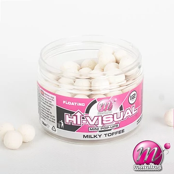 Mainline High Visual Mini Pop-ups Milky Toffee - lebegő mini pop-up 12 mm "tejkaramella" ízesítésben