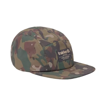 Trakker Techpro Camo 5 Panel Cap - Trakker terepszínű, vízálló anyagú baseball sapka