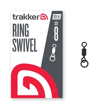 TRAKKER RING SWIVEL SIZE 8 - GYŰRŰVEL SZERELT FORGÓ 8-as MÉRET