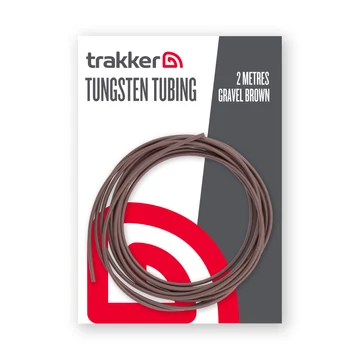 TRAKKER TUNGSTEN TUBING GRAVEL BROWN - GUBANCGÁTLÓ CSŐ (BARNA SZÍNŰ, 2 MÉTER)
