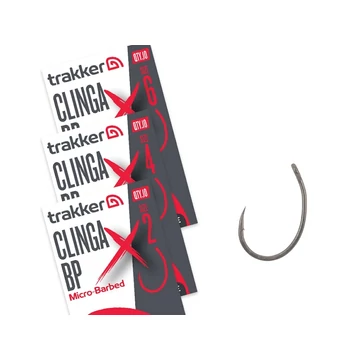 TRAKKER CLINGA BP MICROBARBED HOOK SIZE 2, 4, 6, 8 - MIKRÓSZAKÁLLAS HOROG NÉGY FÉLE MÉRETBEN: 2, 4, 6, 8