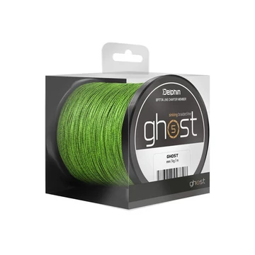 Delphin Fonott Zsinór GHOST 4+1 / zöld 0,18mm 9,1kg 200m