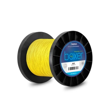 Delphin Fonott Zsinór BOXER 4 / fluo sárga 0,40mm 30,1kg 1100m