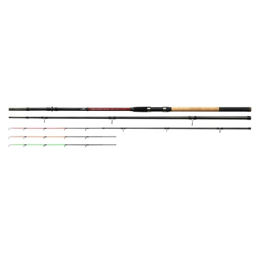 Nevis Feeder Bot Red Carp Feeder 390cm 3+3részes - 60-150g