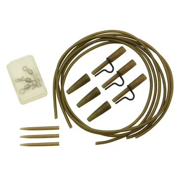 Carp Academy Komplett Végszerelék Erősített Ólomklipsszel Gubancgátló Csövel (3db)