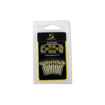 Carp Spirit Helicopter Sleeves &amp; Beads Helikopter Gumiütköző Szett