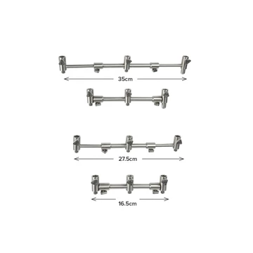 Carp Spirit Buzz Bar Inox (2/3) Adjustable Buzz Bar - Front