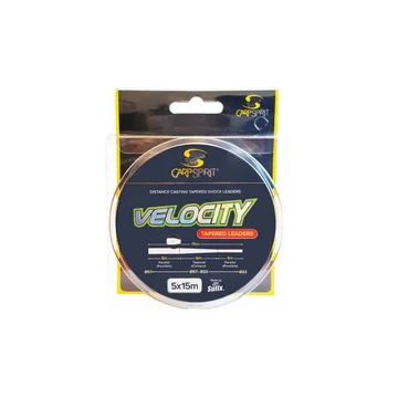 Carp Spirit Vastagodó Előtét Zsinór Velocity Tapered Leader (5*15m)