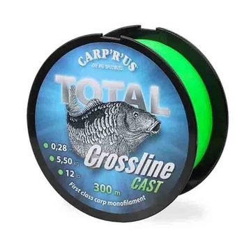 Carp&#039;R&#039;Us Monofil Zsinór Total Crossline Cast Neongreen (1200m)