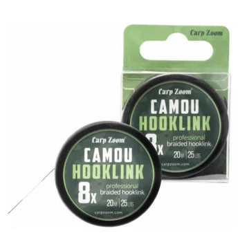 Carp Zoom Előkezsinór Camou 8X (20m) - 15lb