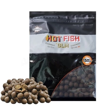 Dynamite Baits Bojli Hot Fish & GLM (1kg) - 26mm
