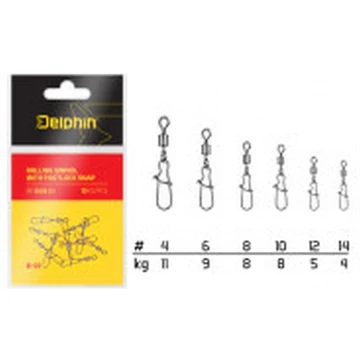 Delphin Fastlock Snap B-01 Gyorskapcsos forgó