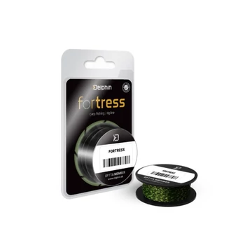 Delphin FORTRESS Hookline  Sárga-zöld Fonott Előkezsinór - 35lb