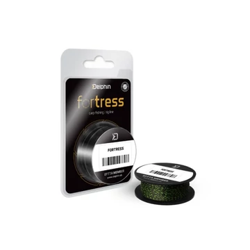 Delphin FORTRESS Hookline Fekete-zöld Fonott Előkezsinór - 25lb
