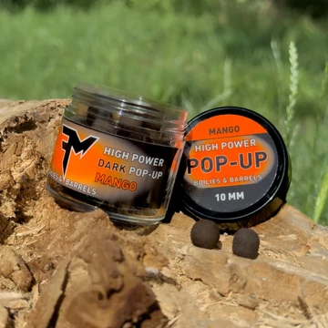 Feedermania High Power Dark Pop-Up Boilies &amp; Barrels 10 mm