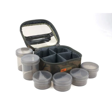 FOX Camolite™ Glug 6 Pot Case Csalizó Táska (6db tégellyel)