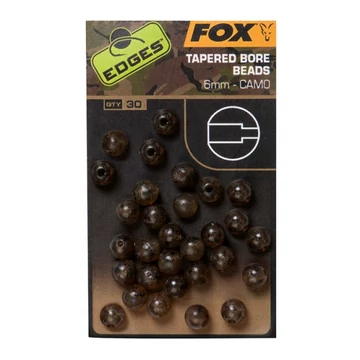FOX Gumigyöngy Edges Camo Tapered Bore Beads - 6mm
