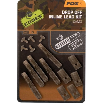 FOX Edges Camo Inline Lead Drop Off Kits Elhagyós Ólombetét