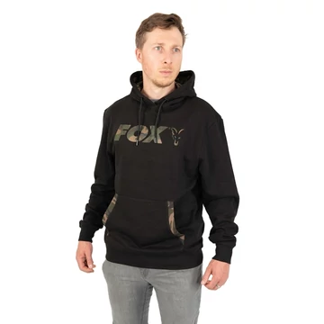 Fox Lightweight Black/Camo Print Hoody Kapucnis Pullóver