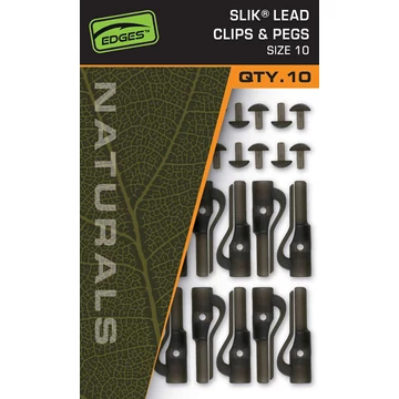 Fox Ólomkapocs Naturals Slik Lead Clip & Pegs (10db) - 10