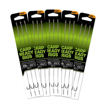 Fox Előkötött Előke Carp Ready Rigs Wide Gape Barbless (3db)