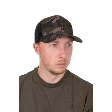 Fox Baseball Sapka Black Camo Trucker Cap