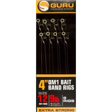 Guru QM1 Bait Band Ready Rigs 4&quot; Előkötött Előke