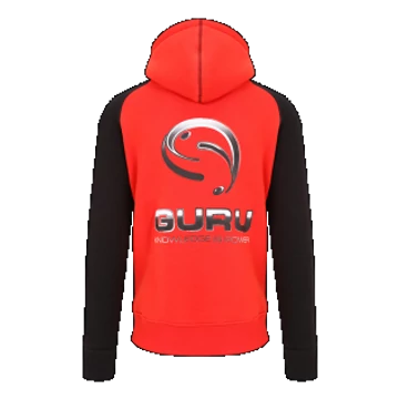 Guru Hoodie Red/Black Kapucnis Pulóver