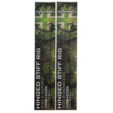 Gardner Hinged Stiff Rigs Előkötött Előke