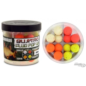 Haldorádó Quatro Fluo Pop Up Bojlik (4 különböző ízű)