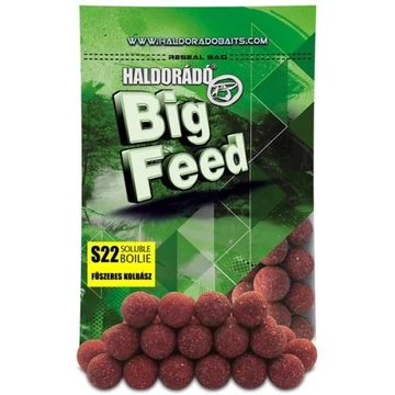 Haldorádó Big Feed S22 Soluble Boilie Oldódó Bojli - Fűszeres Kolbász
