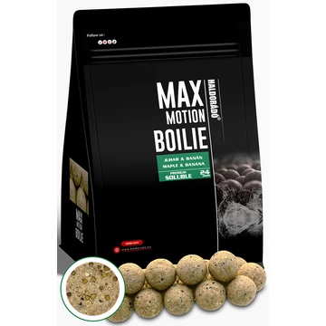 Haldorádó Bojli MAX MOTION Boilie Premium Soluble (Juhar & Banán, 800g) - 24mm