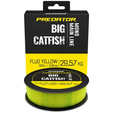 Haldorádó Monofil Zsinór Predator Catfish Line Mono Fluo Yellow