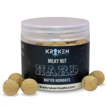 The Kraken Baits Milky Nut Hard Wafter Hookbaits 16/20/24/30mm méretekben