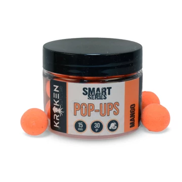 The Kraken Baits Smart Series Crazy Mango Fluo Orange Pop Ups 12/15/18mm méretekben