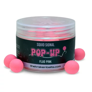 The Kraken Baits Squid Signal Fluo Pink Pop-Ups 12/15/18mm méretekben