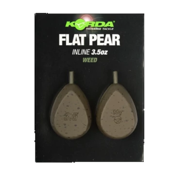 Korda Flat Pear Inline Blister Ólom (2db)