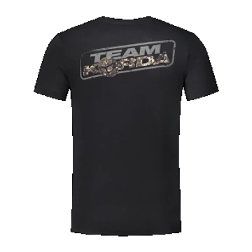Korda Kore Digital Camo Team Korda Tee Black Póló