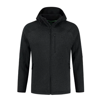 Korda Kore Polar Fleece Jacket Charcoal Kapucnis Pulóver