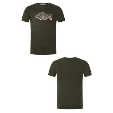Korda Póló Outline Tee Dark Olive