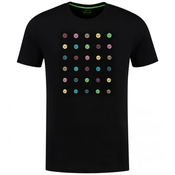Korda Le Dot Tee Black Póló - XL