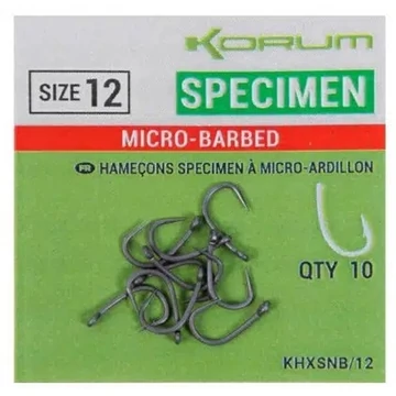 Korum Xpert Specimen Micro Barbed Hooks