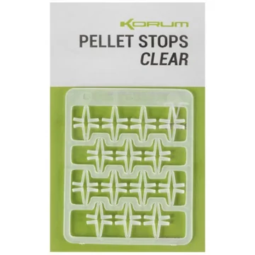Korum Pellet Stopper Pellet Stops (Clear)