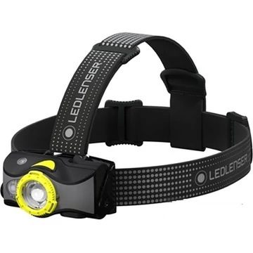 Ledlenser MH7 Outdoor Tölthető Fejlámpa (600lm/200m) - Fekete/Sárga