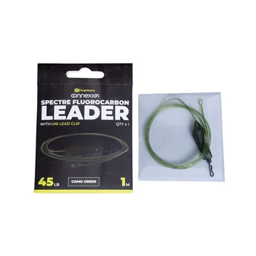 Ridgemonkey Fluorocarbon Bojlis Szerelék Spectre Uni Lead Clip Leader