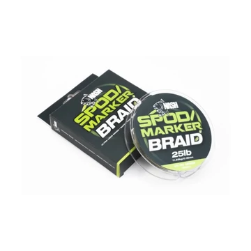 Nash Spod And Maker Braid Hi-Viz Green Fonott Zsinór