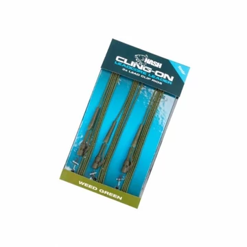 Nash Cling-On Leadcore Lead Clip Rigs Leader Előkötött Leadcore