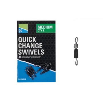 Preston Quick Change Swivels Gyorskapocs